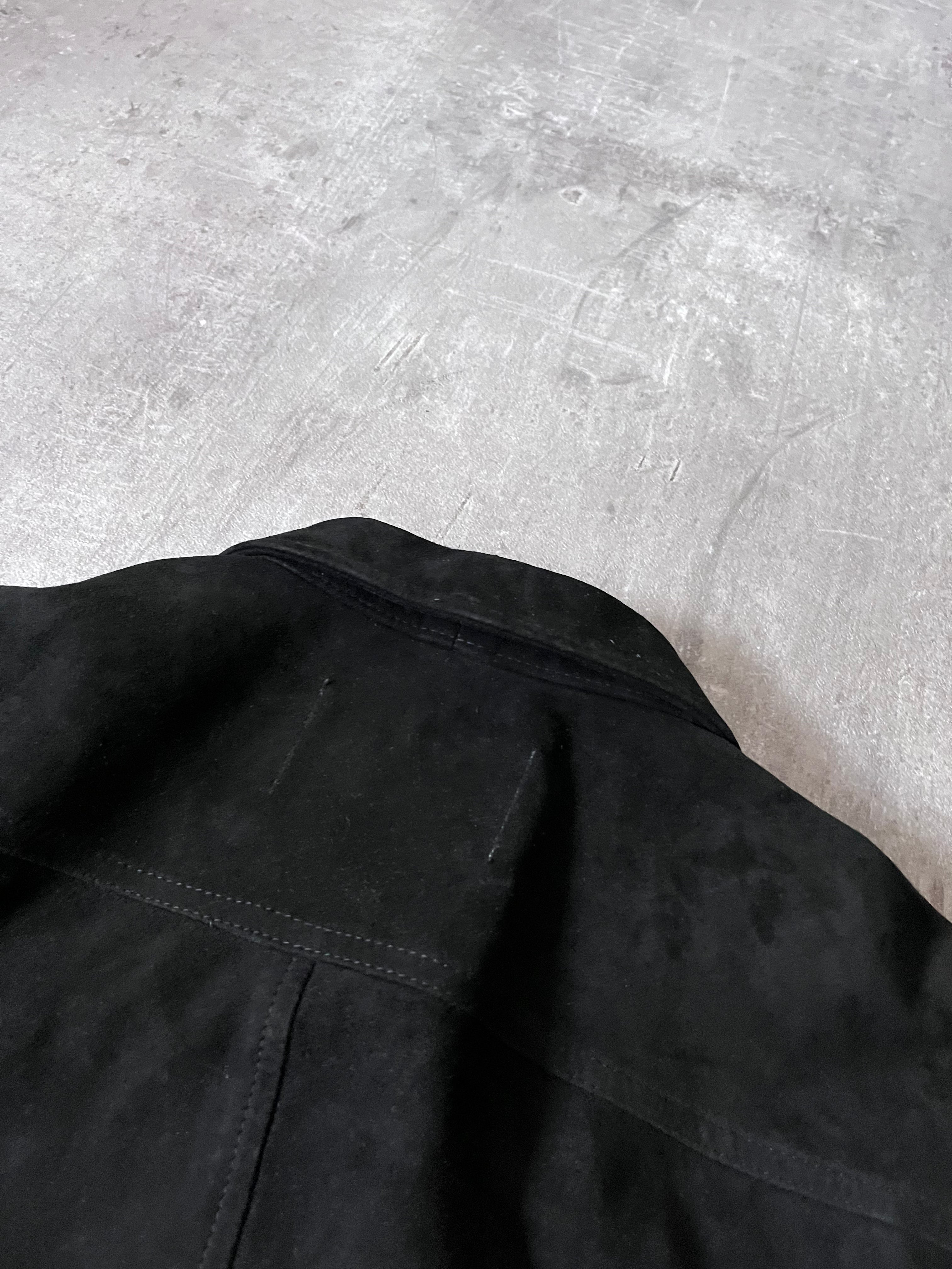 F/W 2015 Our Legacy Suede Leather Jacket Black Men - M