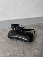 Chanel 5125 CC Logo Quilted Sunglasses Black Unisex