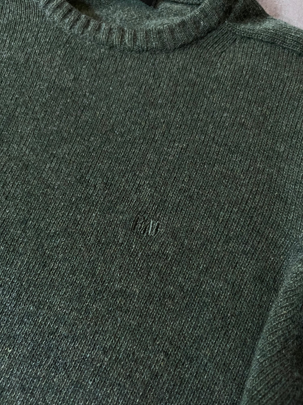 F/W 2006 Raf by Raf Simons "What We Do Is Secret" Wool Sweater Green Men - S
