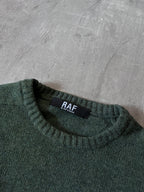 F/W 2006 Raf by Raf Simons "What We Do Is Secret" Wool Sweater Green Men - S