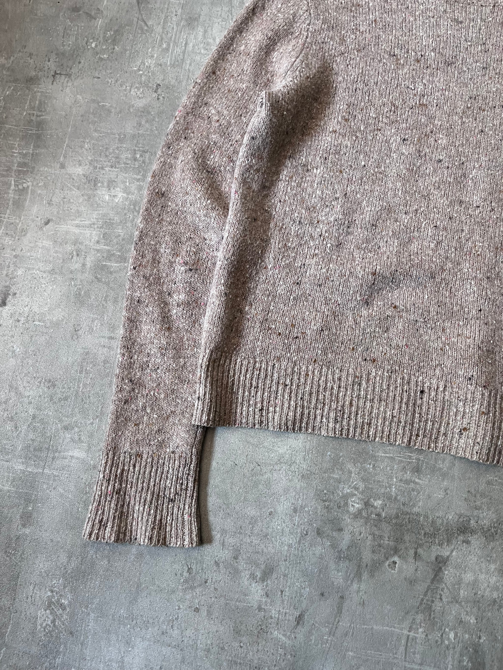 Acne Studios Pilled Melange Wool Sweater Beige Men - L
