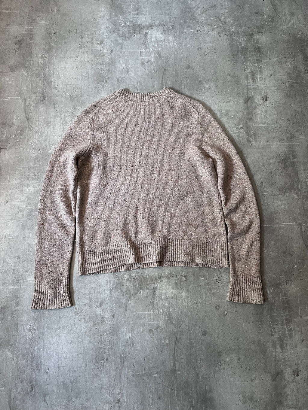 Acne Studios Pilled Melange Wool Sweater Beige Men - L