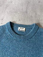 Acne Studios Kai Wool Sweater Blue Men - S