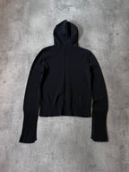 S/S 2020 Rick Owens Fogachine Knit Hoodie Black Unisex -S