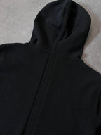 S/S 2020 Rick Owens Fogachine Knit Hoodie Black Unisex -S