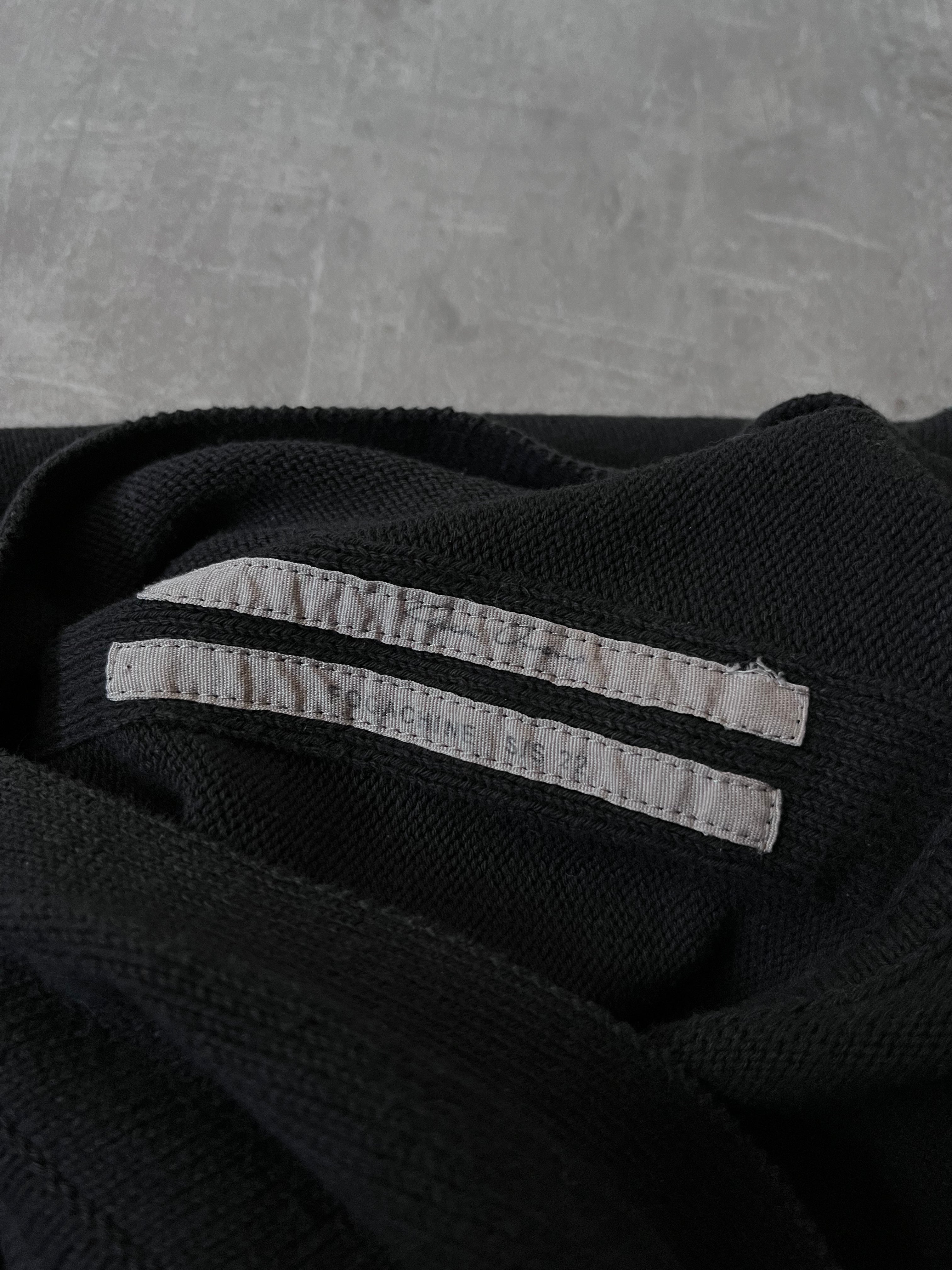 S/S 2020 Rick Owens Fogachine Knit Hoodie Black Unisex -S