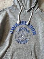 JW Anderson University Logo Hoodie Grey Men - M