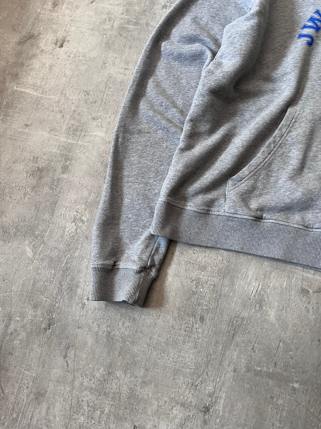 JW Anderson University Logo Hoodie Grey Men - M