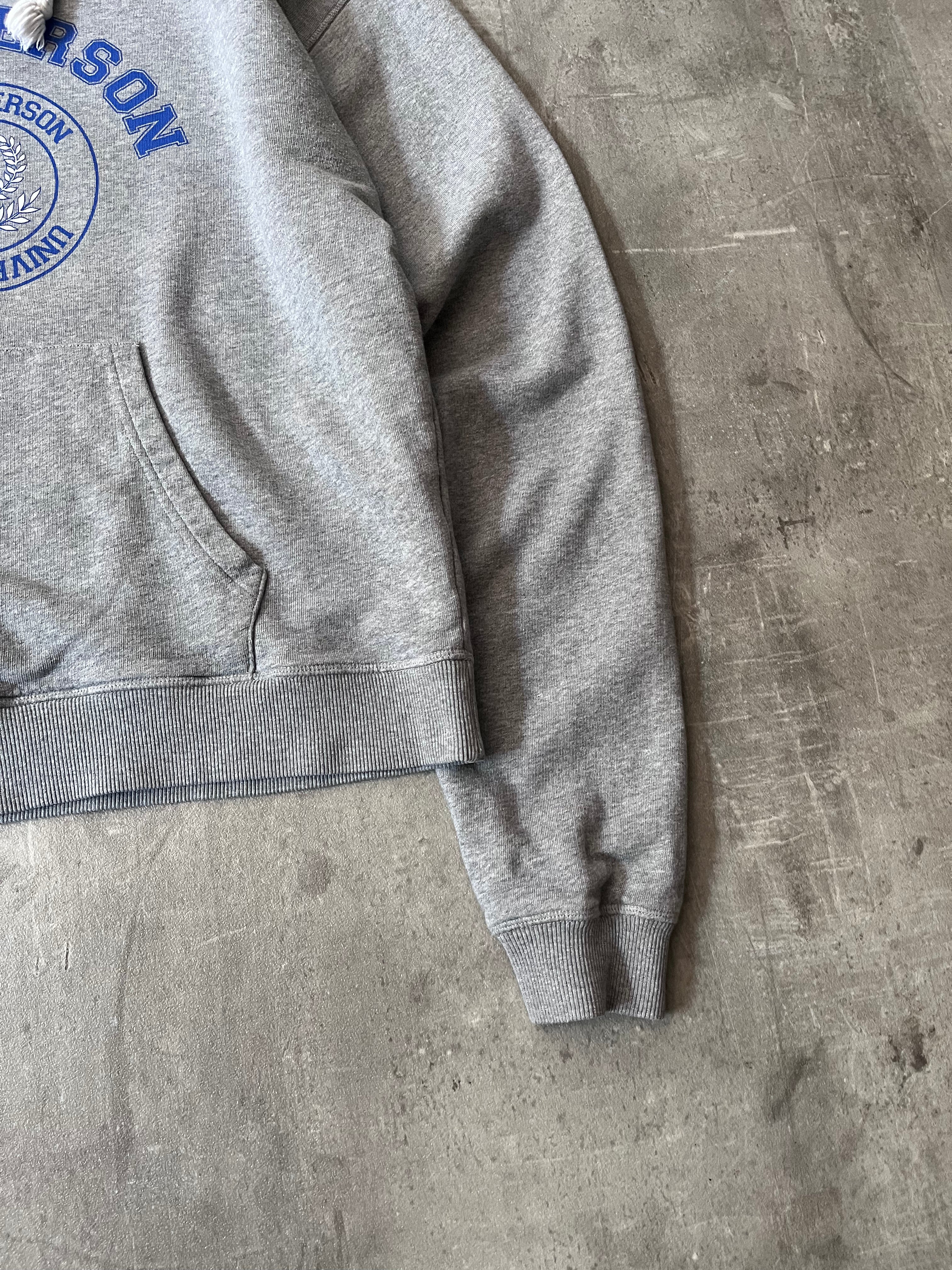 JW Anderson University Logo Hoodie Grey Men - M