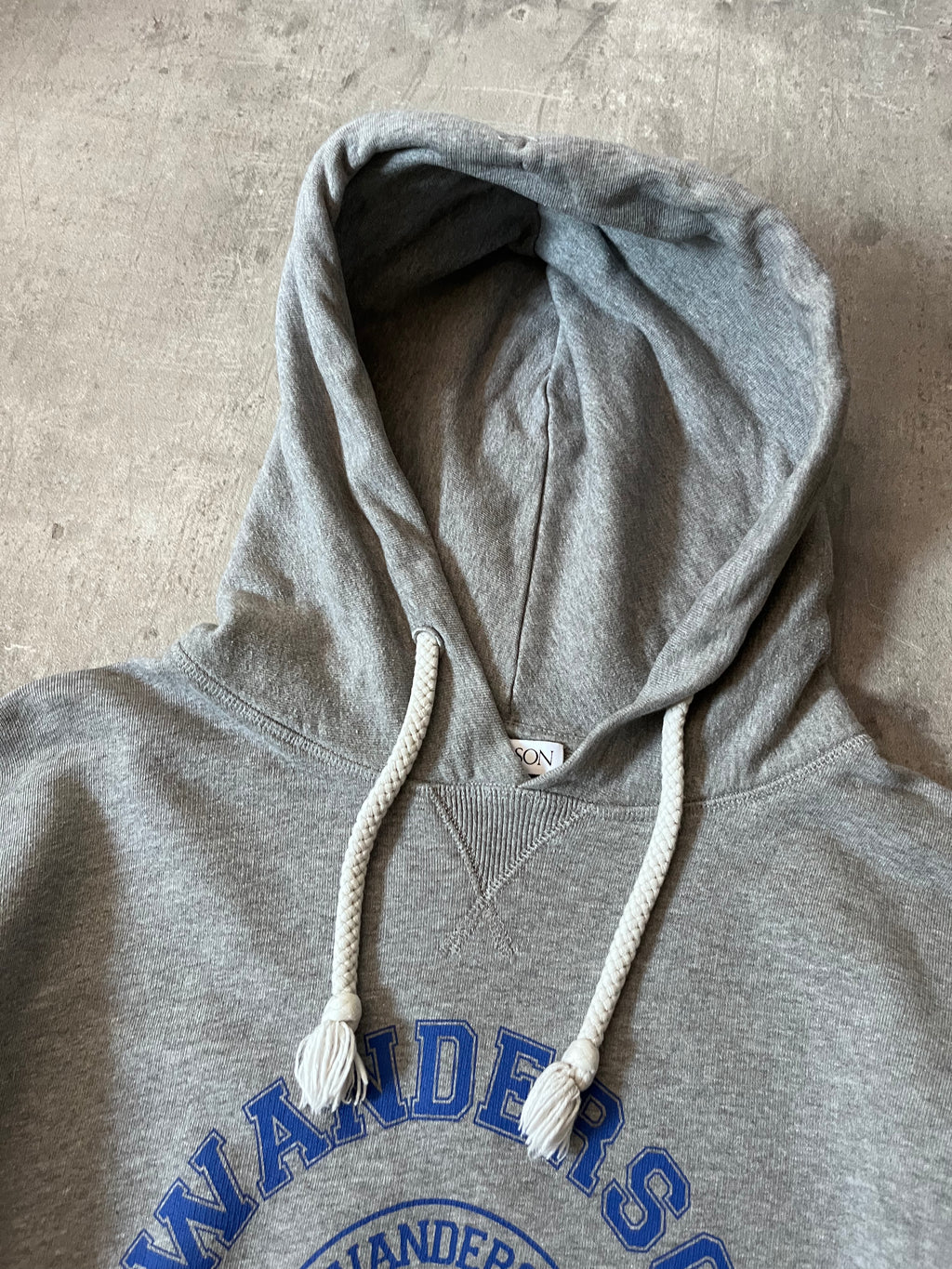 JW Anderson University Logo Hoodie Grey Men - M