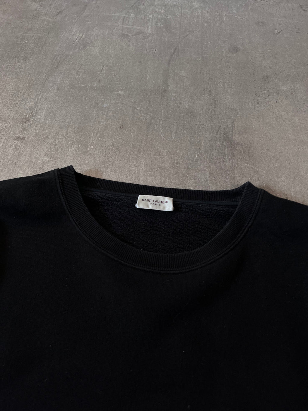 Saint Laurent Paris Pekin 1985 Beijing Sweatshirt Black Men - XL