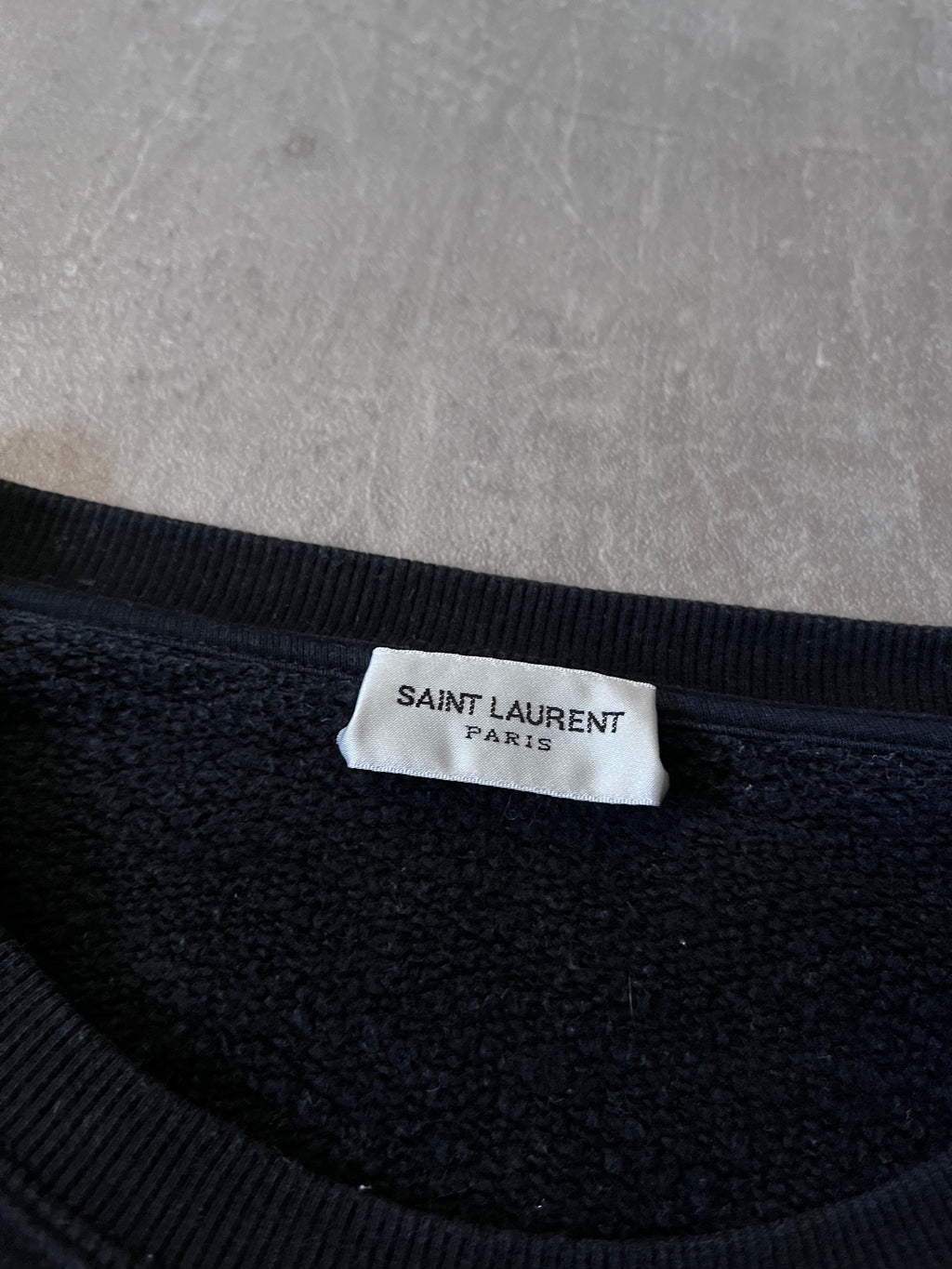 Saint Laurent Paris Pekin 1985 Beijing Sweatshirt Black Men - XL
