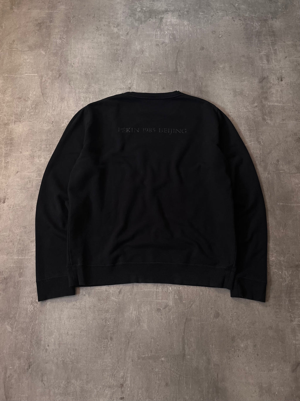 Saint Laurent Paris Pekin 1985 Beijing Sweatshirt Black Men - XL