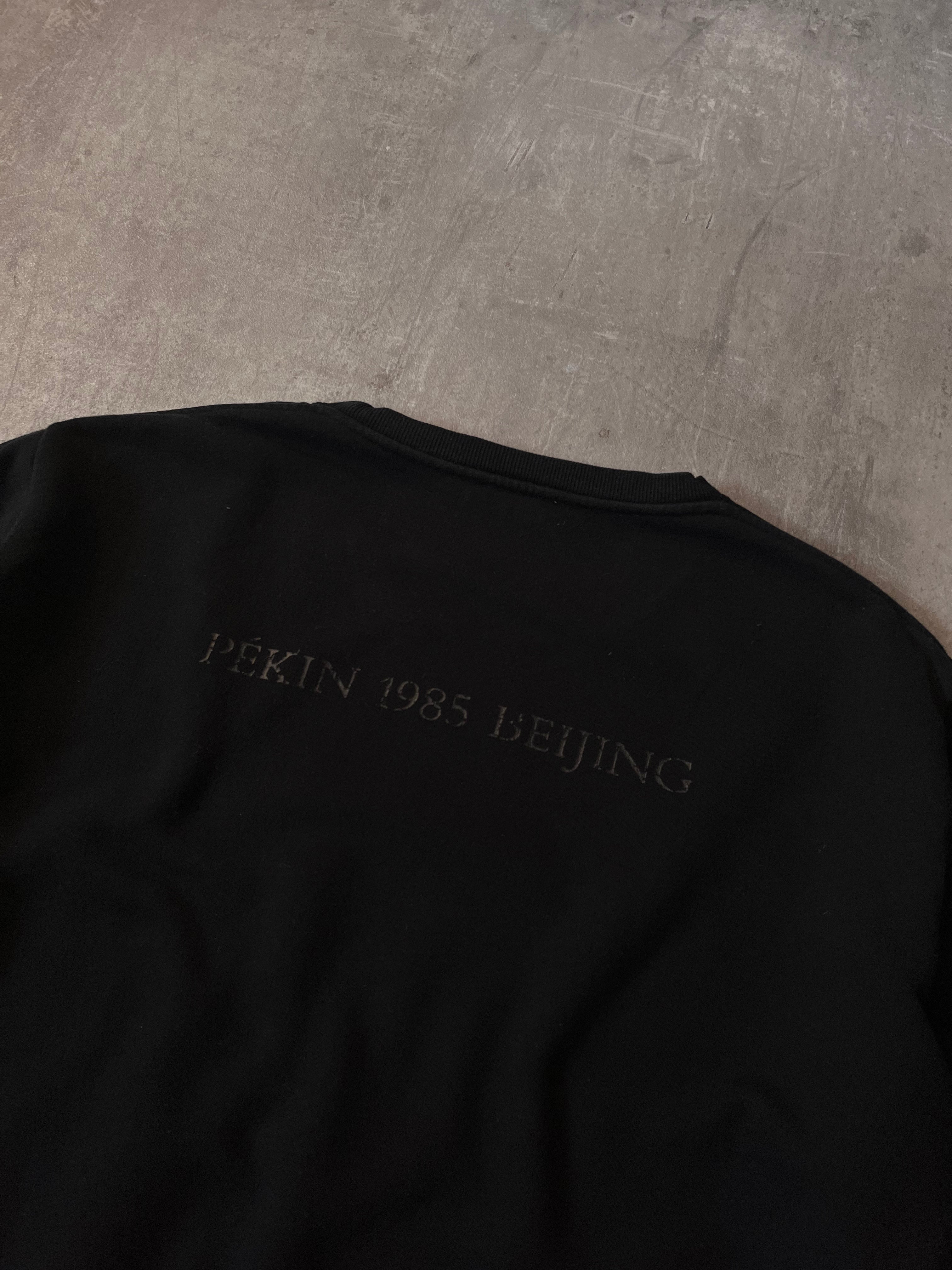 Saint Laurent Paris Pekin 1985 Beijing Sweatshirt Black Men - XL