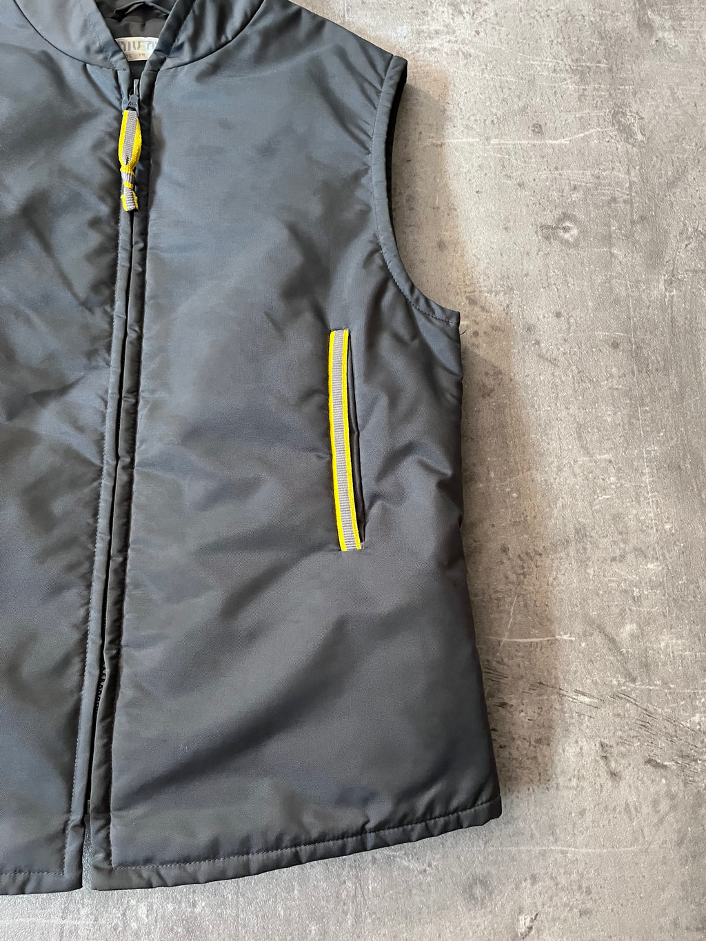 90s Miu Miu Nylon Technical Vest Grey Women - M