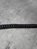 Gucci Braided Leather Belt Brown Unisex