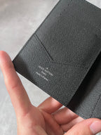 Louis Vuitton Damier Graphite Passport Cover Wallet Grey