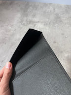 Louis Vuitton Damier Graphite Passport Cover Wallet Grey