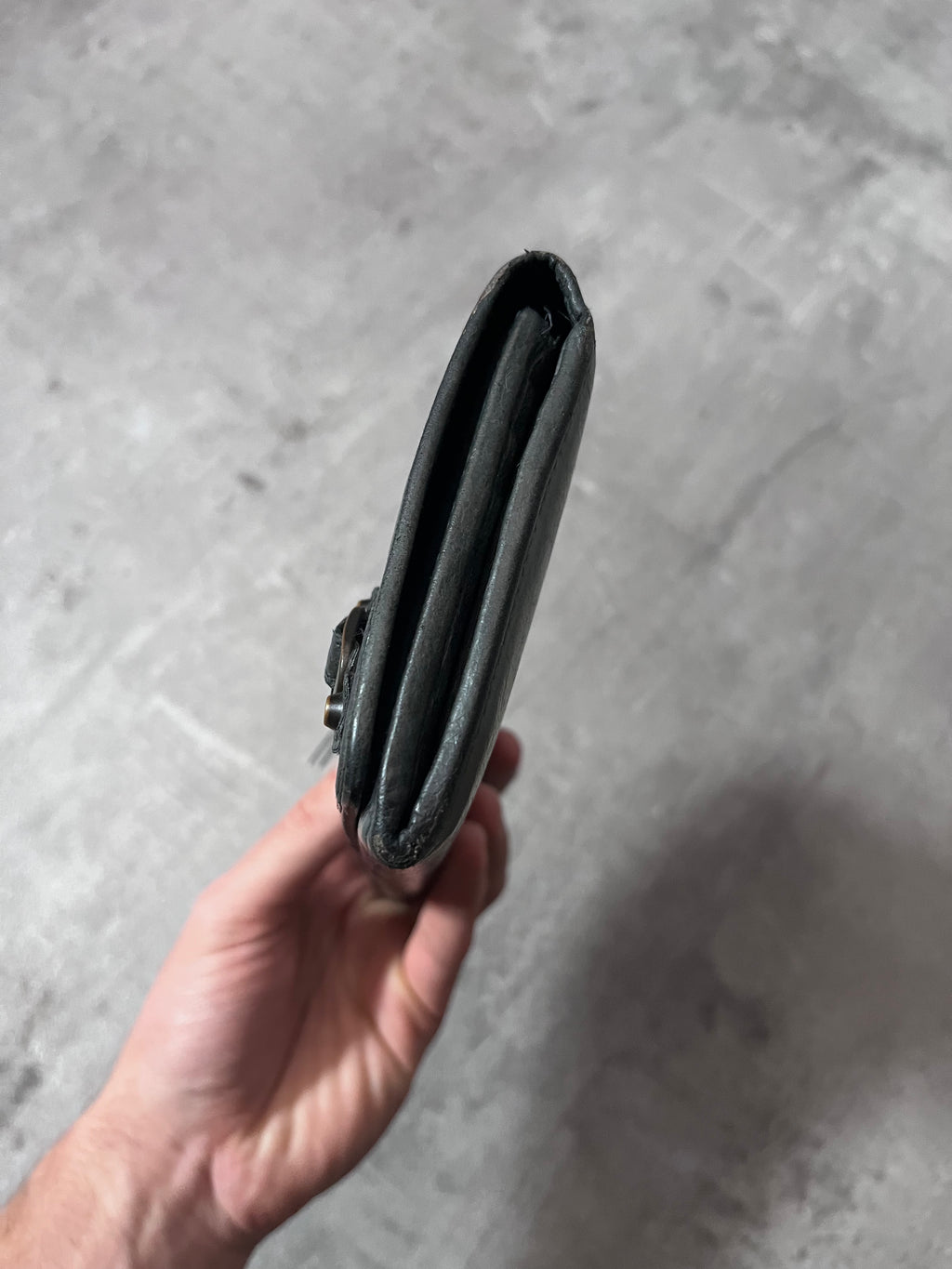 Balenciaga Classic Continental Flap Leather Wallet Black