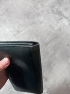 Balenciaga Classic Continental Flap Leather Wallet Black