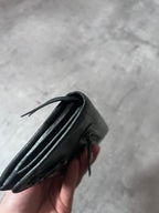 Balenciaga Classic Continental Flap Leather Wallet Black