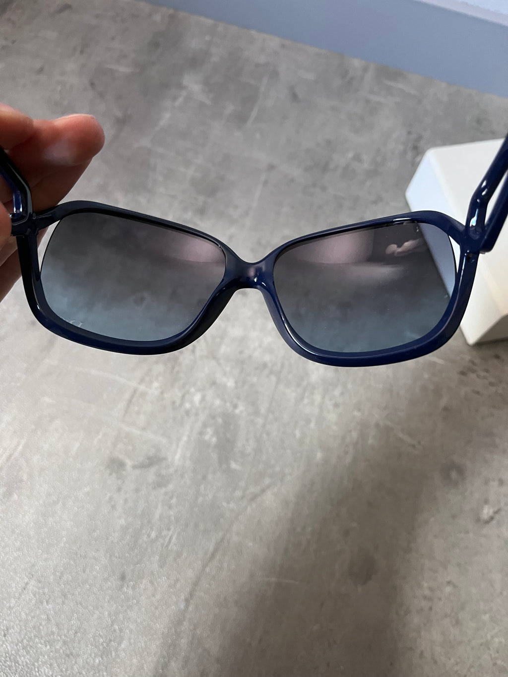 Dior Madrague Oversized Sunglasses Navy Women