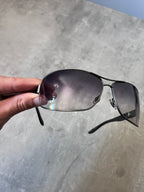 Gucci GG 1894/S Metal Side Logo Sunglasses Grey Black Unisex