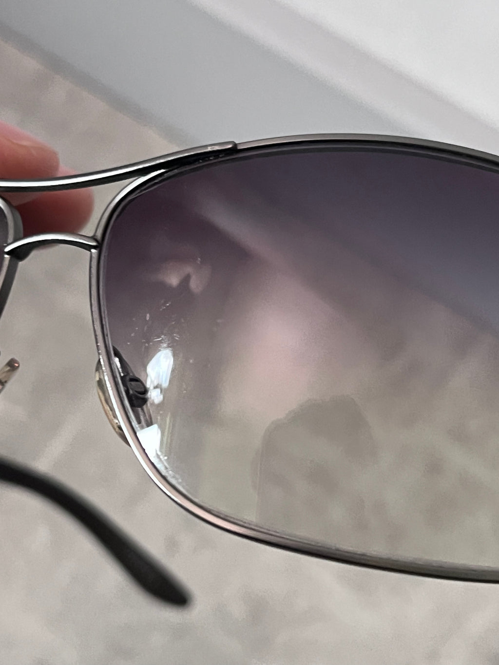 Gucci GG 1894/S Metal Side Logo Sunglasses Grey Black Unisex