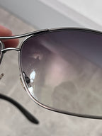 Gucci GG 1894/S Metal Side Logo Sunglasses Grey Black Unisex
