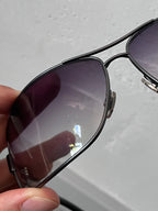 Gucci GG 1894/S Metal Side Logo Sunglasses Grey Black Unisex