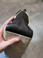 Gucci Canvas Leather Hobo Shoulder Bag Beige Brown