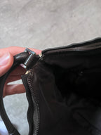 Gucci Canvas Leather Hobo Shoulder Bag Beige Brown
