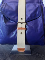 90s Miu Miu Strap Leather Shoulder Bag Purple