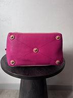 Miu Miu Leather Tote Handbag Pink