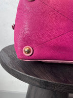 Miu Miu Leather Tote Handbag Pink