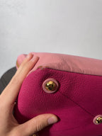 Miu Miu Leather Tote Handbag Pink