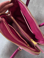Miu Miu Leather Tote Handbag Pink