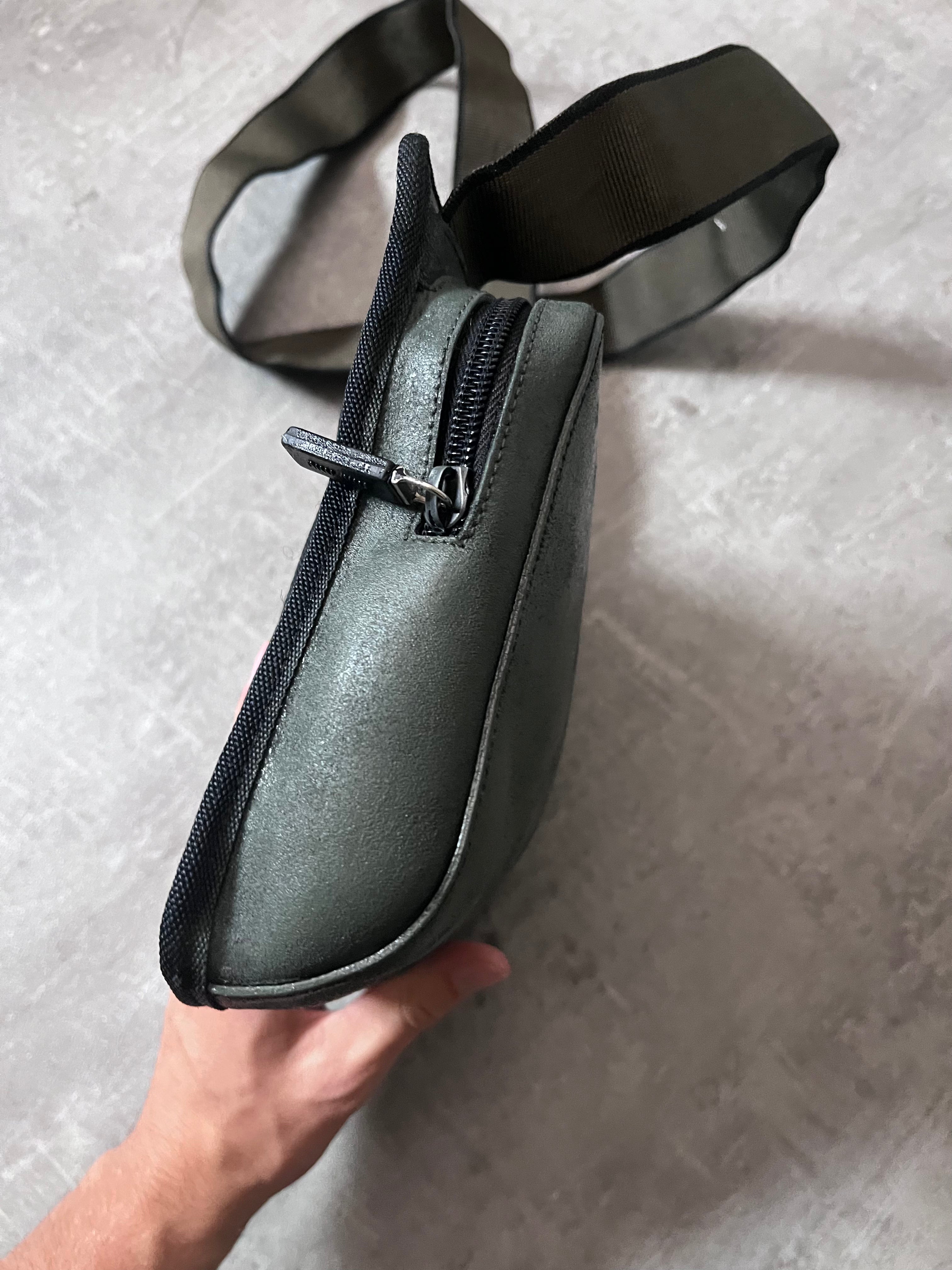 F/W 1999 Miu Miu Leather Crossbody Bag Green