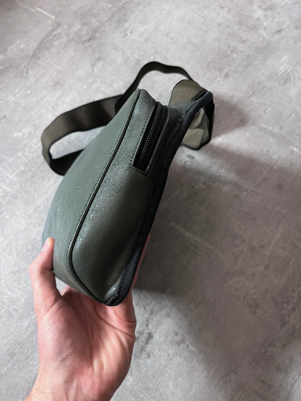 F/W 1999 Miu Miu Leather Crossbody Bag Green