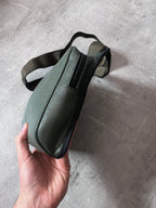 F/W 1999 Miu Miu Leather Crossbody Bag Green
