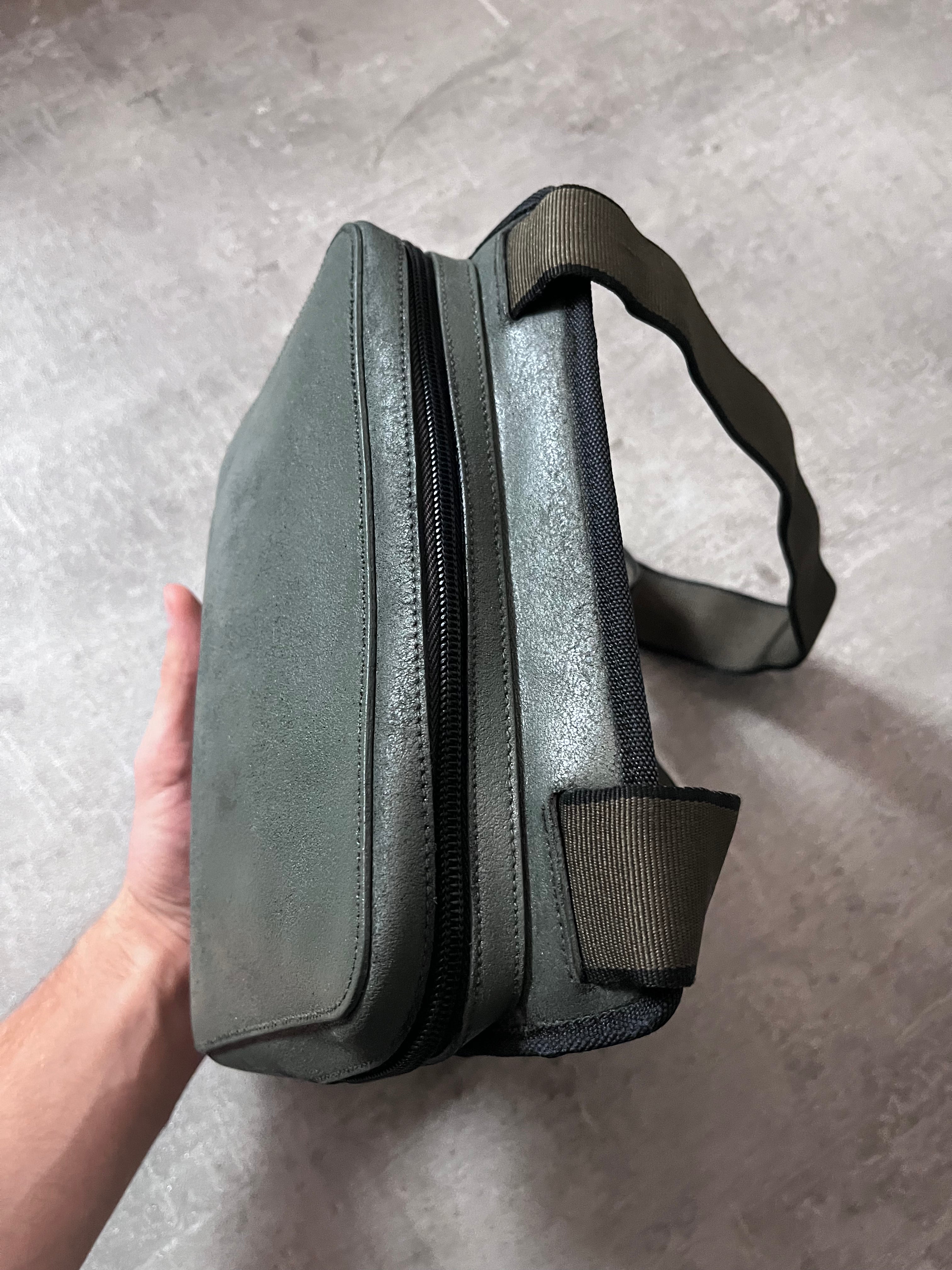 F/W 1999 Miu Miu Leather Crossbody Bag Green