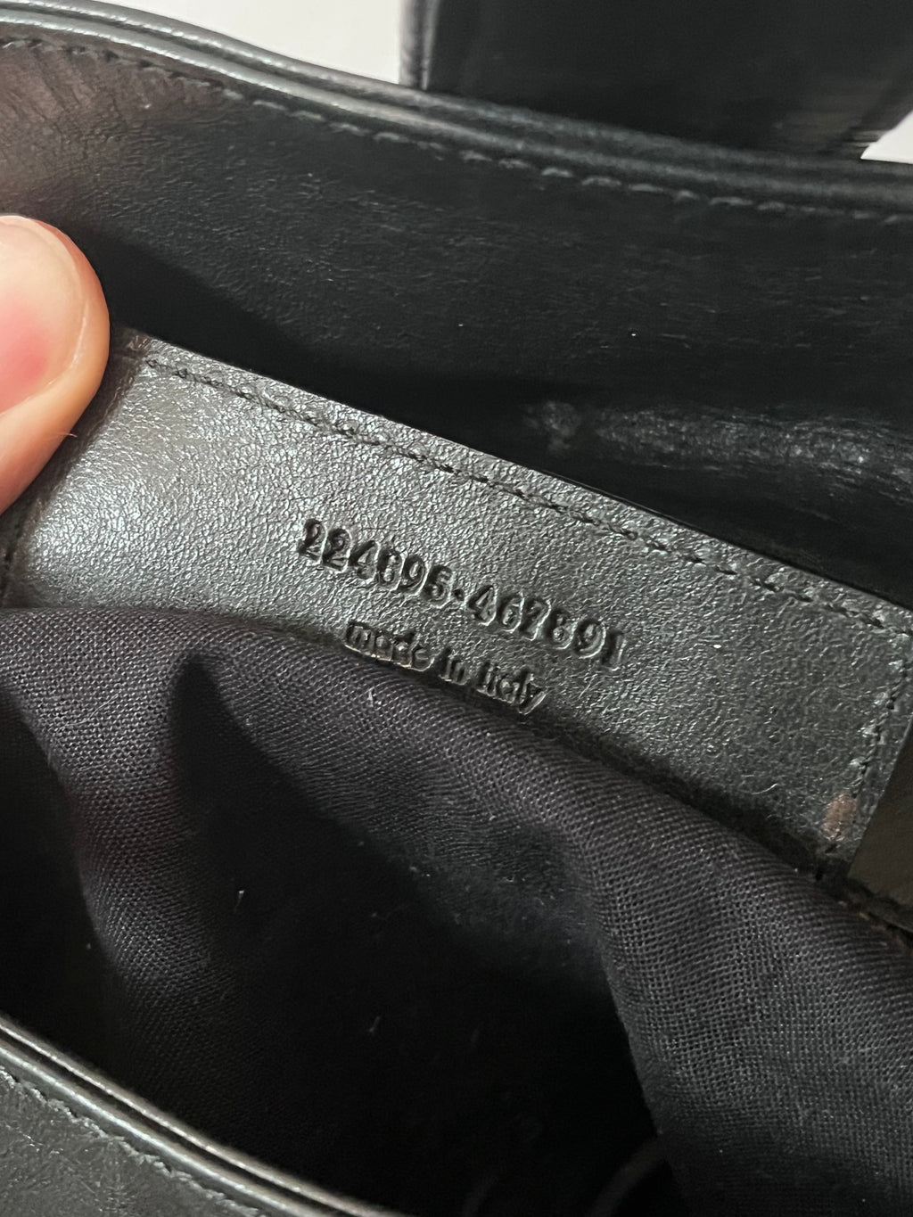 Balenciaga Moto Flap Clutch Minaudière Leather Bag Black