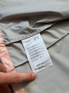 2010 Prada Nylon Cropped Triangle Logo Jacket Pink Women - S