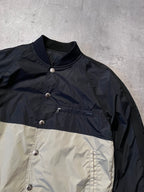 2000s Dries Van Noten Nylon Reversible Jacket Navy Beige Men - M