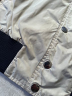 2000s Dries Van Noten Nylon Reversible Jacket Navy Beige Men - M