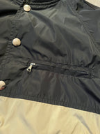 2000s Dries Van Noten Nylon Reversible Jacket Navy Beige Men - M