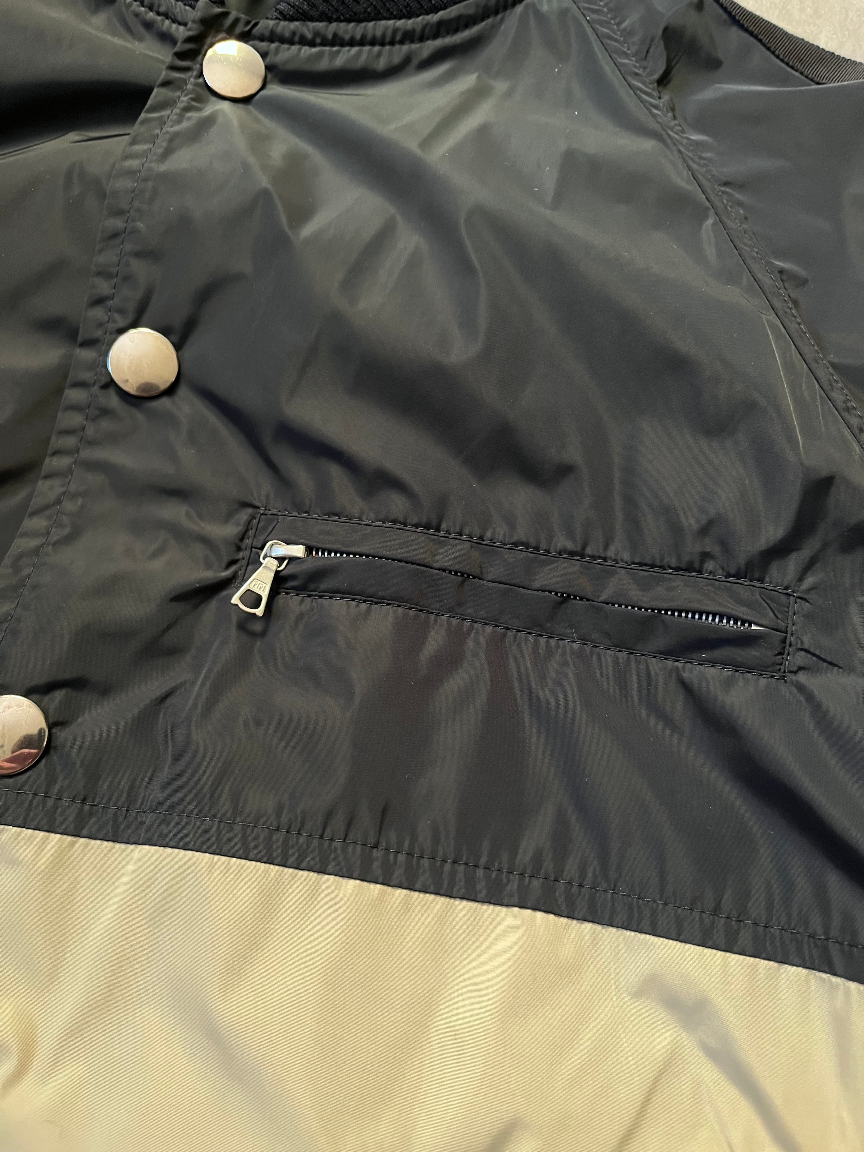 2000s Dries Van Noten Nylon Reversible Jacket Navy Beige Men - M