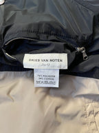2000s Dries Van Noten Nylon Reversible Jacket Navy Beige Men - M