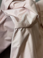 2010 Prada Nylon Cropped Triangle Logo Jacket Pink Women - S