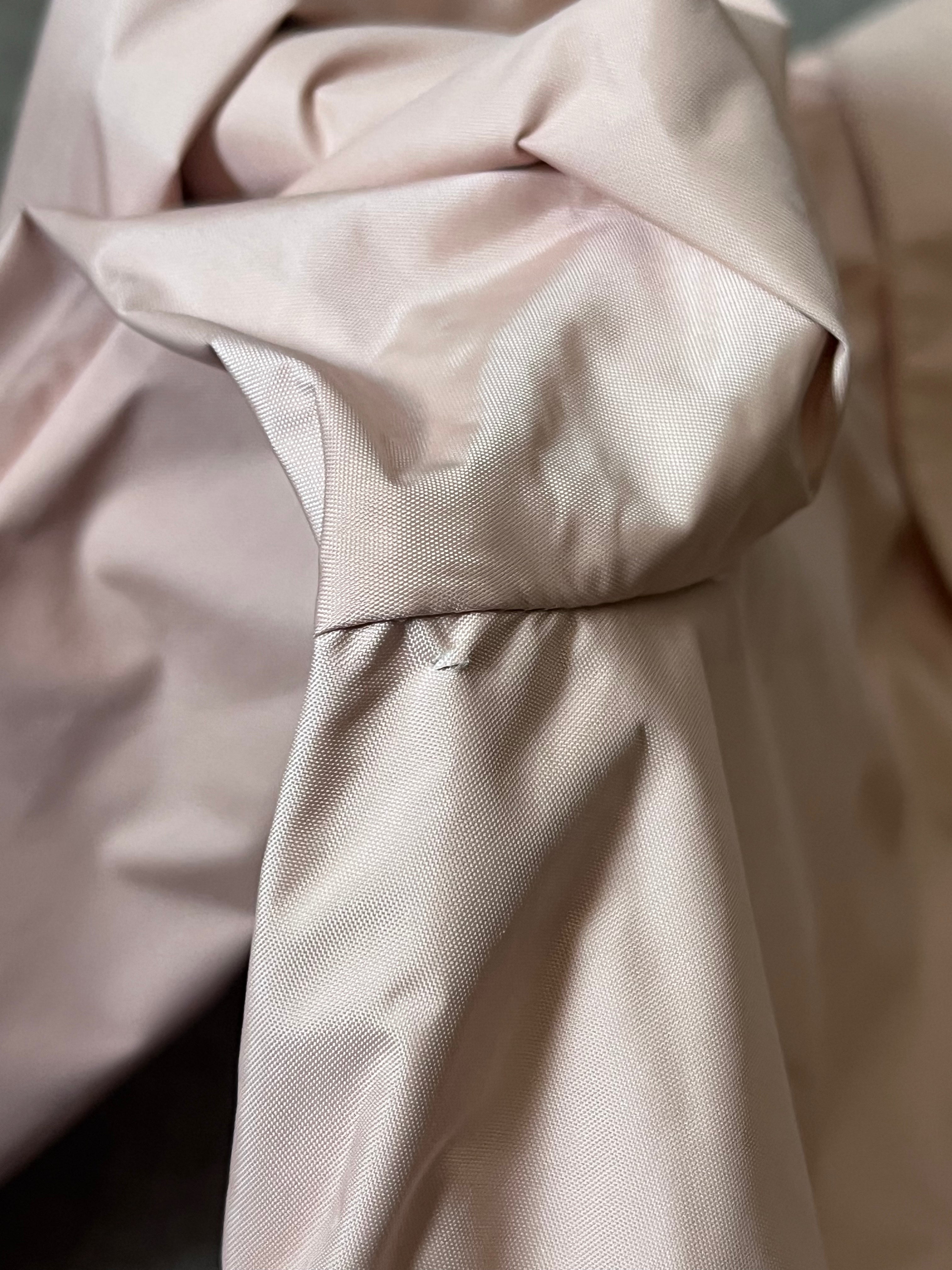 2010 Prada Nylon Cropped Triangle Logo Jacket Pink Women - S